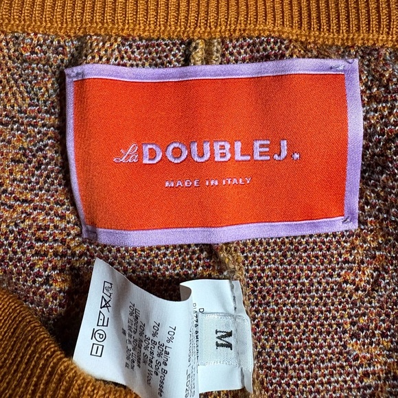 EUC La Double J- Brushed Wool Amorpha Jacquard Pants. Size M - Picture 6 of 10